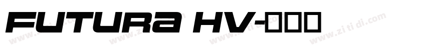 Futura Hv字体转换
